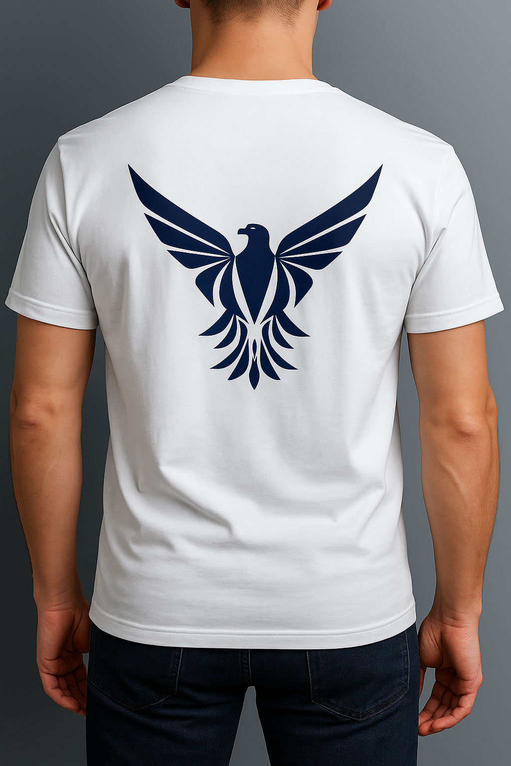 DRAVEXO White T-Shirt – Bold. Minimal. Impactful.