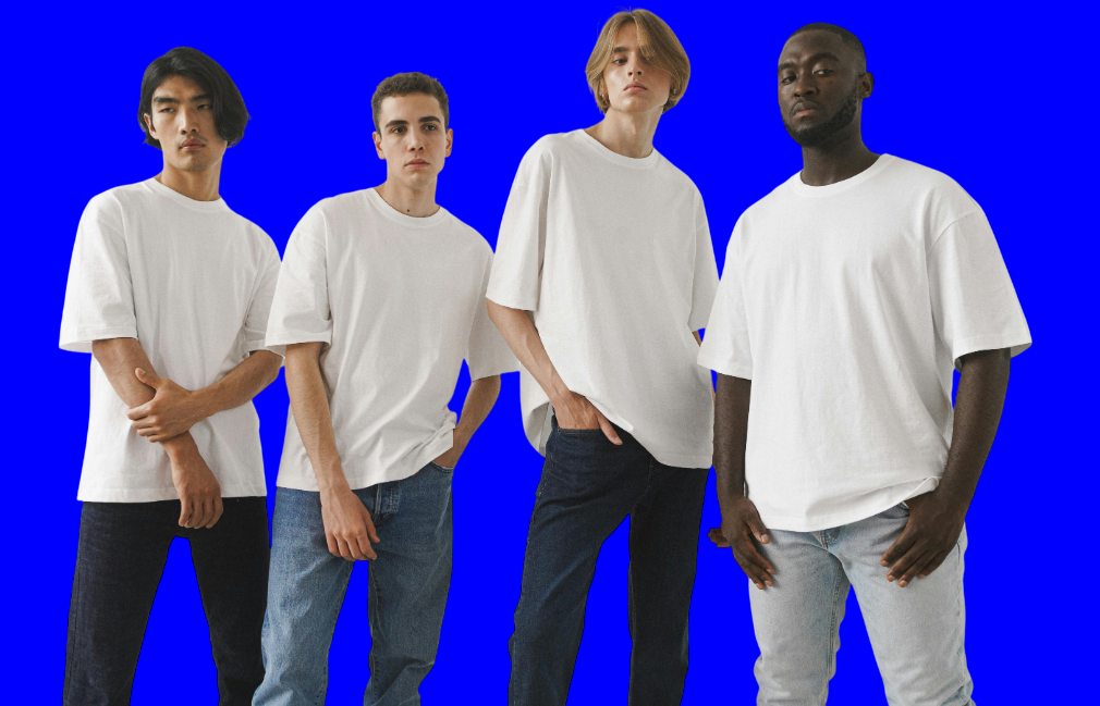 ✨ Men’s White Polyester T-Shirt – Pack of 4 | Everyday Style & Comfort