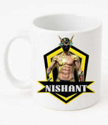 Customized Name Printed Mug | Stylish Gamer Design | Perfect Gift for Friends & Gamers 
