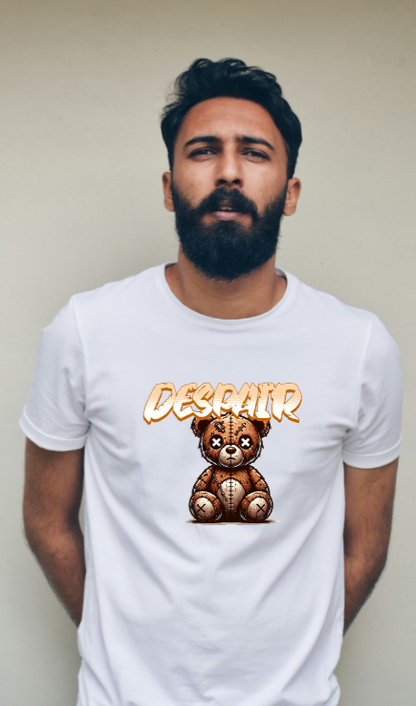 🧸 DESPAIR Teddy Graphic T-Shirt – For the Silent Struggles