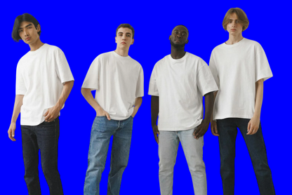 ✨ Men’s White Polyester T-Shirt – Pack of 4 | Everyday Style &amp; Comfort